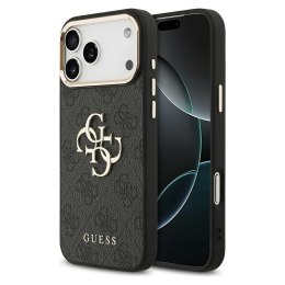 GUESS futerał do IPHONE 17 Pro Max GUHCP17X4GMGCGR (PU W/ Big 4G Classic Logo) złoto czarny