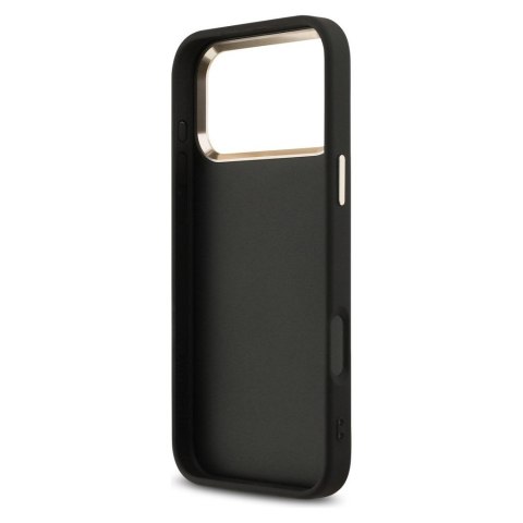 GUESS futerał do IPHONE 17 Pro Max GUHCP17X4GMGCGR (PU W/ Big 4G Classic Logo) złoto czarny