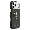 GUESS futerał do IPHONE 17 Pro Max GUHCP17X4GMGCGR (PU W/ Big 4G Classic Logo) złoto czarny