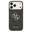 GUESS futerał do IPHONE 17 Pro Max GUHCP17X4GMGCGR (PU W/ Big 4G Classic Logo) złoto czarny