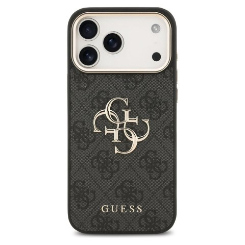 GUESS futerał do IPHONE 17 Pro Max GUHCP17X4GMGCGR (PU W/ Big 4G Classic Logo) złoto czarny