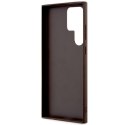 GUESS futerał do SAMSUNG S24 Ultra GUHCS24L4GMGBR (Leather 4G Metal Logo) brązowy