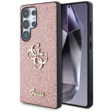 GUESS futerał do SAMSUNG S25 Ultra GUHCS25LHG4SGP (Fixed Glitter Big 4G) różowy