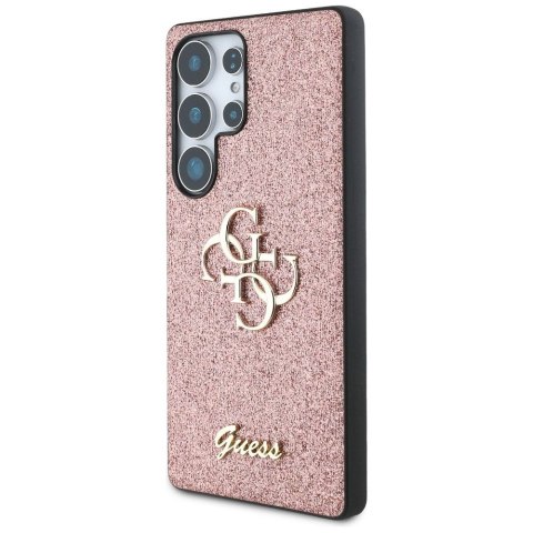 GUESS futerał do SAMSUNG S25 Ultra GUHCS25LHG4SGP (Fixed Glitter Big 4G) różowy