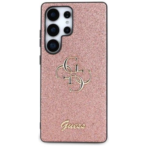 GUESS futerał do SAMSUNG S25 Ultra GUHCS25LHG4SGP (Fixed Glitter Big 4G) różowy