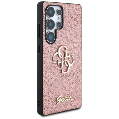 GUESS futerał do SAMSUNG S25 Ultra GUHCS25LHG4SGP (Fixed Glitter Big 4G) różowy