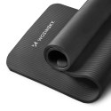Mata do ćwiczeń Wozinsky WNSP-15C 183 x 61 x 1,5 cm gruba mata gimnastyczna do jogi i fitness - czarna