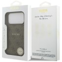 Etui Guess 4G Ring Classic Logo MagSafe do iPhone 17 Pro Max brązowy