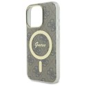 Guess GUHMP16LH4STW iPhone 16 Pro 6.3" brązowy/brown hardcase IML 4G MagSafe