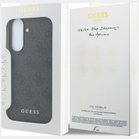 Guess nakładka HC PU 4G Classic Logo do Samsung Galaxy A37 czarna