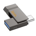 Pendrive 64GB USB 3.2 (USB A + USB C) Hoco UD14 szary