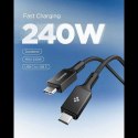Kabel Spigen Essential EB24015CC USB-C / USB-C 240W 150cm - czarny