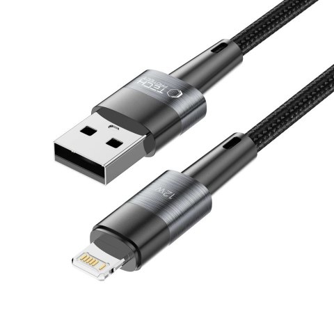 Kabel Tech-Protect UltraBoost Lightning / Lightning 12W 2.4A 1m - szary