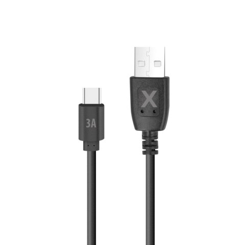 Maxlife kabel USB - USB-C 1,5 m 3A czarny