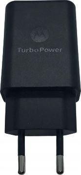 MOTOROLA oryginalna ładowarka sieciowa Typ C TurboPower 15W SC-32 czarna bulk