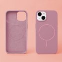 Nakładka Silicone Thin Mag do iPhone 12 / 12 Pro 6,1" różany
