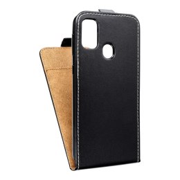 Etui z klapką pionowe na Samsung M21 Slim Flexi Fresh czarne