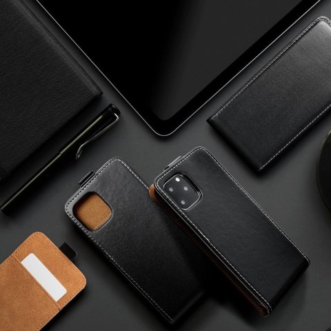 Etui z klapką pionowe na Samsung S21 PLUS Slim Flexi Fresh czarne