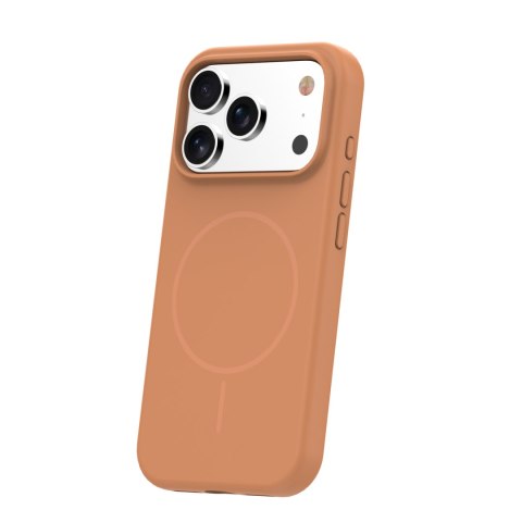 Nakładka Silicone Thin Mag do iPhone 14 6,1" karmel