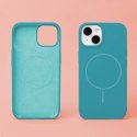 Nakładka Silicone Thin Mag do iPhone 16 6,1" turkus