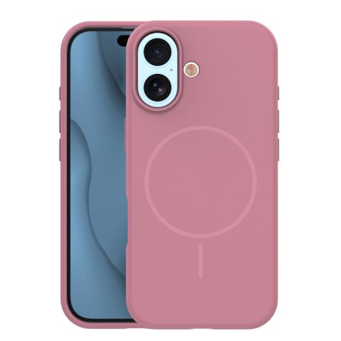 Nakładka Silicone Thin Mag do iPhone 17 6,3" / 18 6,3" różany