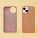 Nakładka Silicone Thin Mag do iPhone 17 Pro 6,3" / 18 Pro 6,3" karmel