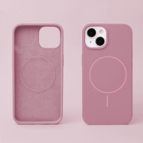 Nakładka Silicone Thin Mag do iPhone 17 Pro Max 6,9" / 18 Pro Max 6,9" różany