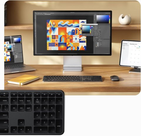 Klawiatura bezprzewodowa QWERTY Satechi Slim EX3 Mac / PC ST-KEX3C-EN czarna