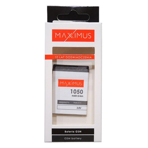Bateria MAXXIMUS do NOKIA 6111 1050mAh