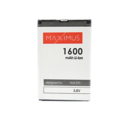 Bateria MAXXIMUS do NOKIA E52, E90, E55, E63, E71, E72, N97 1600mAh