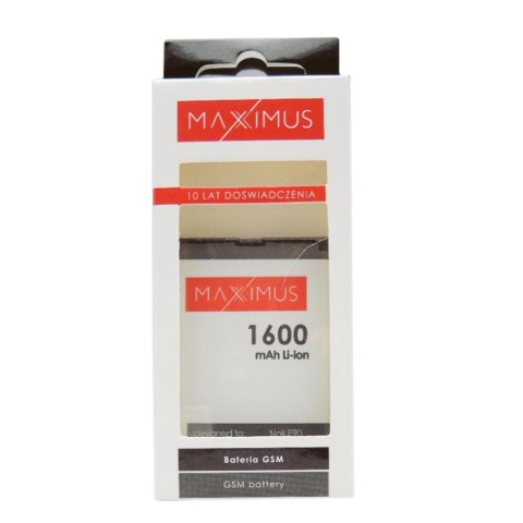 Bateria MAXXIMUS do NOKIA E52, E90, E55, E63, E71, E72, N97 1600mAh