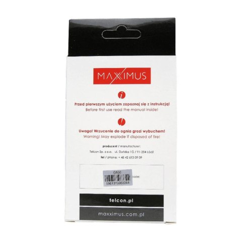 Bateria MAXXIMUS do SAMSUNGA G530 GRAND PRIME 2600mAh