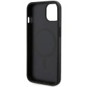 Etui Guess GCube Stripes MagSafe na iPhone 14 - czarne