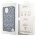 Etui Guess GCube Stripes MagSafe na iPhone 14 - czarne
