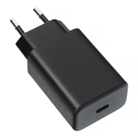 MOTOROLA oryginalna ładowarka sieciowa Typ C TurboPower 15W SC-32 czarna bulk