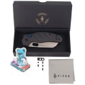 Nóż składany Kizer C01C 2.9 BS Black Aluminium, Satin Elmax by Sheepdog Knives (Ki3488.29BSA1)