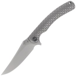 Nóż składany WeKnife Dracarys LE No 025/199 Gray Titanium, Stonewashed M390 (WE25061B-1)
