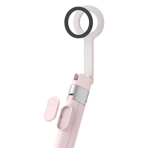 Selfie Stick Tech-Protect L10S Bluetooth - rózówo-szary