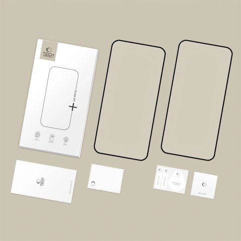 Szkło hartowane Tech-Protect Glass Fit+ 2-Pack na Motorola Edge 70 5G - czarne