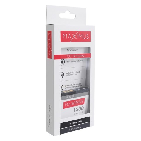 Bateria MAXXIMUS do NOKIA 6280 1200 mAh BP-6M