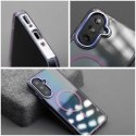 Etui na Samsung A27 Frame Clear Hybrid Mag Cover zgodny z MagSafe fioletowe