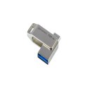 Goodram pendrive 128GB USB 3.2 ODA3 srebrny TYPE-A + TYPE-C