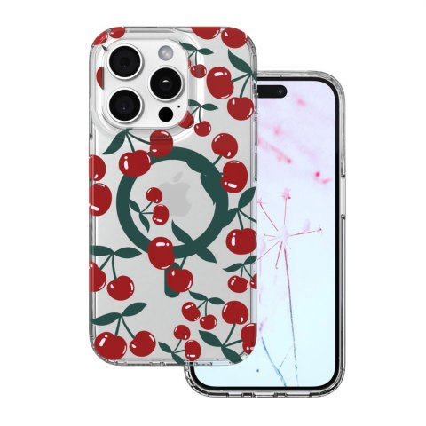 Nakładka Cherry Mag do iPhone 14 Pro 6,1" transparentna