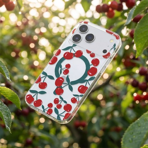 Nakładka Cherry Mag do iPhone 15 6,1" transparentna