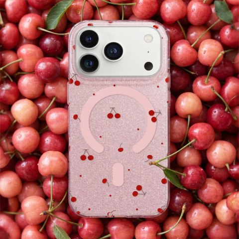 Nakładka Cherry Mag do Samsung Galaxy S25 Ultra glitter