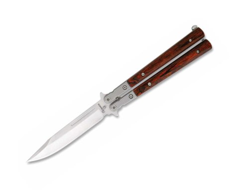 Albainox 02071 Nóż Motylkowy Butterfly Micarta 10,5 cm