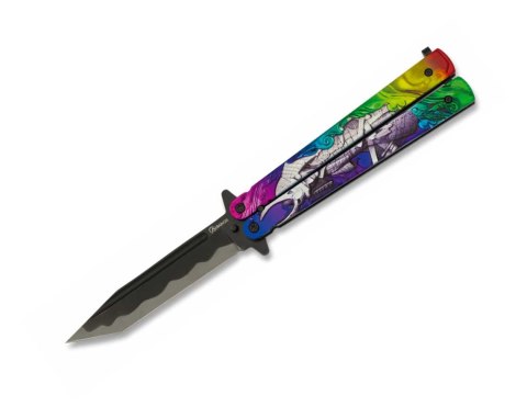 Albainox 02139 Butterfly Warrior 3D Nóż Motylkowy Aluminium