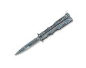 Albainox 02140 Rainblue Laser Nóż Motylkowy Balisong Aluminium