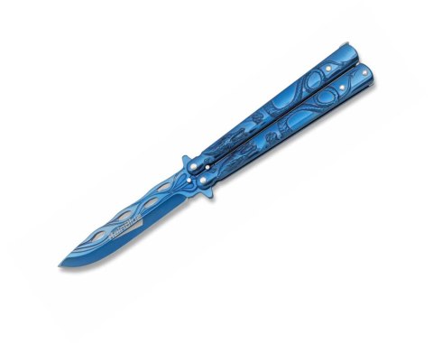 Albainox 02185 Rainblue Nóż Motylkowy Balisong Stal Nierdzewna