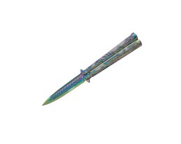 Albainox 02280 Rainbow Scorpion Nóż Motylkowy Balisong Stalowy